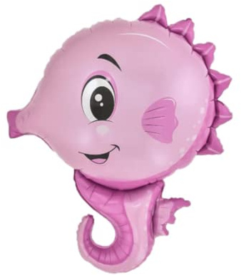 Folienballon, Seepferdchen, 75 cm