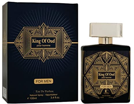 Profumo King of Oud 100 ml, Eau De Toilette da uomo, fragranza di zafferano, muschio e oud, Pour Homme di Sapphire's Choice