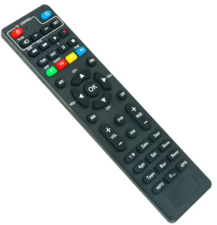HD-3X00S2 Telecomando di ricambio -VINABTY-fit per telecomando satellitare Humax Tivumax Decoder 3x00S2 360x/380x Series LT HD3601S2 HD3801S2 LITE HD3600S2 LTHD-3800S2 HD3600S2