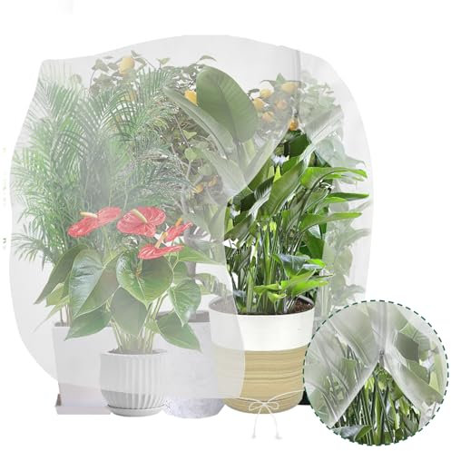 Fruit Tree Netting Bird Protection with Zipper, Garden Netting Plant Covers, 250cm X 250cm Garden Fruit Netting Mesh, Bird Netting Protective Cover for Blueberry Vegetables Flower Strawberry