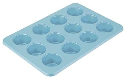 KitchenAid Muffinform für 12 Muffins, antihaftbeschichtet, aluminisiertes Stahl, Mineralwasser