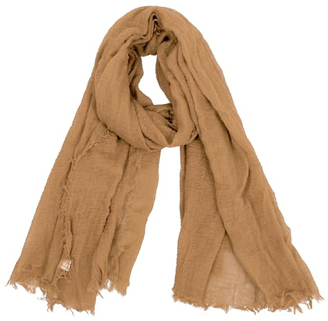 Van Der Rich ® - Schal mit fein gekreppter Oberfläche für Damen und Herren