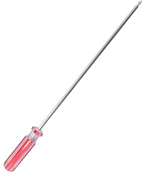 PDETVEO Tournevis cruciforme de 25,4 cm - 5 mm - Long tournevis avec pointe magnétique pour réparation et travaux manuels