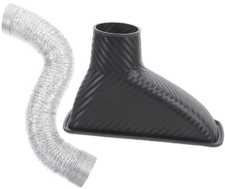 PAMINGONO Auto-luftkanal-einlass-abdeckung Für Front Stoßstange Luftansaugkanal Aus Abs-material Für Verbesserten Luftfluss Und Motorleistung Kompatibel Für Automarken Und Modelle