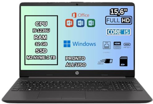 Notebook HP EliteBook 860 G11 Monitor 16” WUXGA Intel Core Ultra 7 155H Ram 16 GB SSD 1 TB - Windows 11 Pro - PRODOTTO ITALIANO