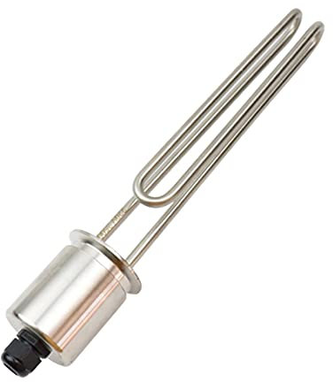 Piezas del calentador de agua Calentador de agua tubular de inmersión de 220 V, 2,5 kW, 2 Tri Clamp (OD64), elemento calefactor eléctrico for elaboración de cerveza (color: solo calentador, tamaño: 2