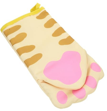 ROMISBABA Heat Resistant Oven Mitts for Baking and Cooking Non- Grip Kitchen Gloves Versatile Use Ovens and Microwaves Comfortable Ergonomic Design for Safe Handling