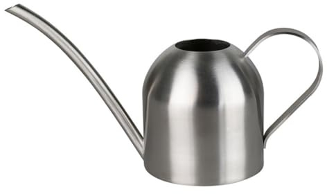 Annaffiatoio - 500 ml in acciaio inossidabile spazzolato, annaffiatoio per | bonsai per interni ed esterni | Vaso per irrigazione moderno, annaffiatoios per piante, mini annaffiatoios in metallo, attrez