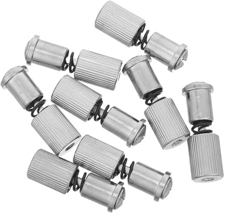 UTHCLO 8 Piezas Tornillos para Máquinas de Coser Prensatelas (8 Unidades) de Metal Abrazadera de Resorte, Ajuste Rápido Manual para Reparación y Cambio de Pie Prensatelas en Costura