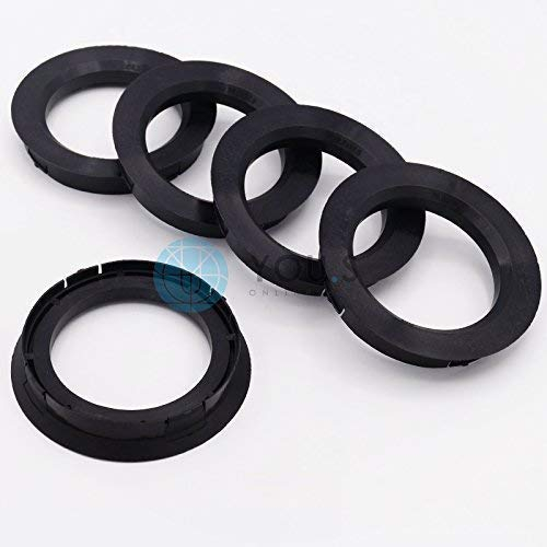 5 x ZENTRIERRINGE DISTANZRING für ALUFELGEN Z36 76,0-56,6 mm Alutec Anzio Rial