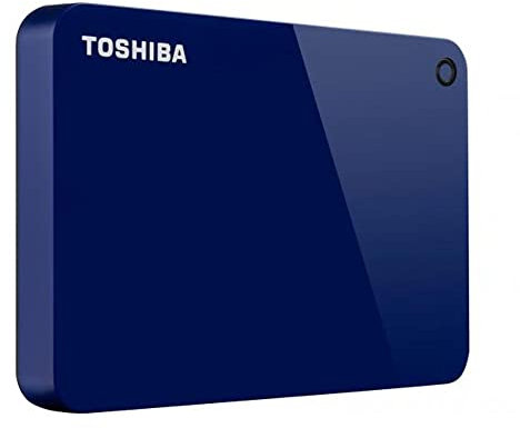 Toshiba Canvio Advance 1TB Portable External Hard Drive USB 3.0, Blue (HDTC910XL3AA)