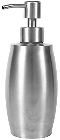 Zerodis Seifenspender Edelstahl 350ml | Nachfüllbarer Seifenspender aus Edelstahl 304 350 ml Fassungsvermögen Für Küche und Bad Langlebig und korrosionsbeständig