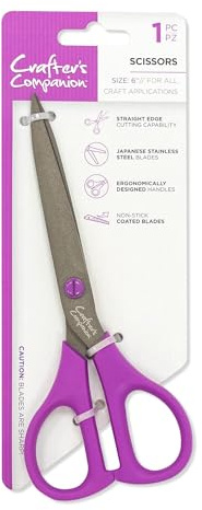 Crafter's Companion Forbici Diritte per Carta e Lavorazione Della Carta e Progetti Taglio 15.2 cm