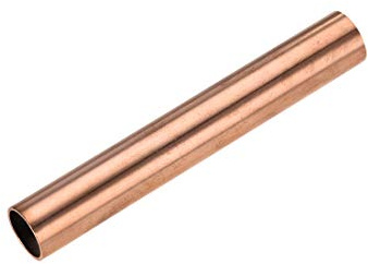 sourcing map 100mm Länge Kupferrohr 15mm Außendurchmesser, Nahtlose Gerades Rohr 1mm Wandstärke, Kupfer Rundrohr für Industrie Bauwesen Garten Haushalt Bastelarbeiten Dekoration