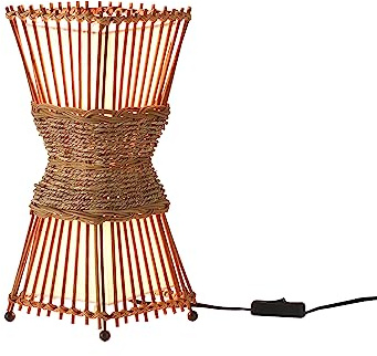 M2 OUTLET Tischleuchten SKOV 46299 Ø19CM bamboo+rattan