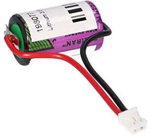 Batterie au lithium pour enregistreur de données Testo avec câble et fiche - 175-T3 série 1/2AA 3,6 V 950 mAh