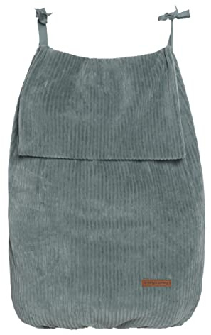 Baby's Only - Spielzeugsack Sense - Aufbewahrung kinderzimmer - Für Spielzeug und anderen Babysachen - Für Jungen und Mädchen - Meergrün | Spielzeugtasche Laufgitter - Laufgitter Organizer - Spielzeug Organizer - Leicht zu montieren - Gestrickte Aufbewahrungskorb