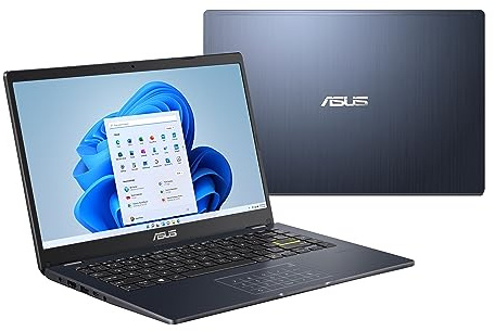 ASUS Vivobook Go 14 L410 Ultra Thin Laptop, 14†FHD Display, Intel Celeron N4020 Prozessor, 4GB RAM, 64GB eMMC, NumberPad, Windows 11 Home im S-Modus, 1 Jahr Microsoft 365, Star Black, L410MA-AH02