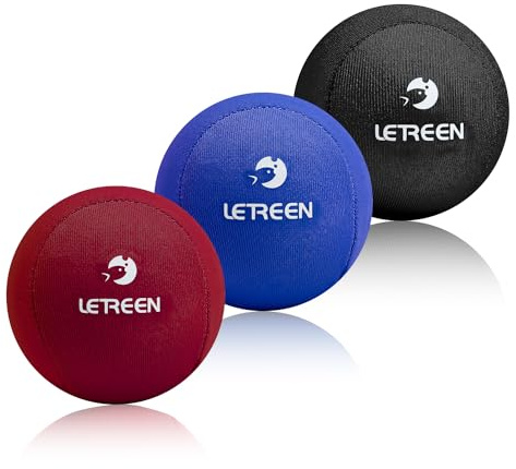LETREEN 3-pack stressbollar för vuxna, gel anti-stressboll med olika tjocklekar och storlekar, koncentrationsbollar för koncentration, knådbollsleksaker