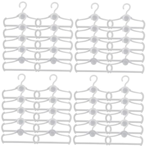 IMIKEYA 400stücke Puppen Kleidung Bügel Und Kompakte Kleiderbügel Für Puppenoutfits Für Aufbewahrung Und Präsentation Von Puppenkleidung