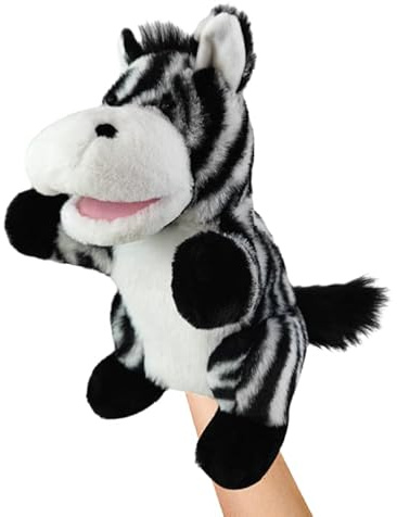 LOMTRATS 2026 Marionetas de Mano de Animales con Boca Abierta móvil para niños, Lobo, león, etc Contar Historias, enseñar, Preescolar, Regalos de cumpleaños