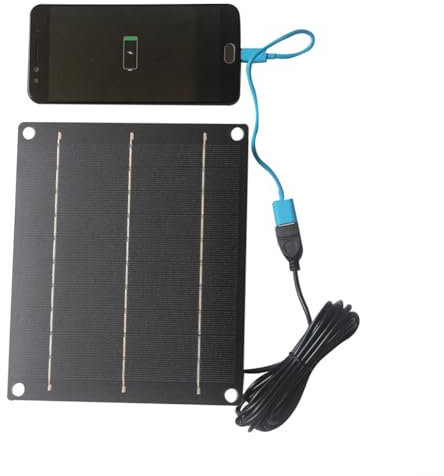 LYEAA 6W Solar Springbrunnenpumpe Outdoor mit 6 Düsen für Vogeltränke Gartenteiche Pool