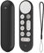 FTRONGRT Funda Compatible con Google TV Streamer 4K 2024, Ultrafino y Ligero, Anti-Caída, Anti Choques, Funda Protectora de Silicona Suave para Mando a Distancia.Negro