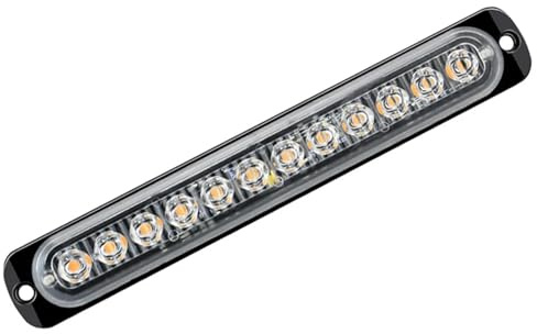 12 LED stroboscopico Luce stroboscopica LED strobo per Auto Camion Luce Polizia luci LED Trailer Light Lampeggiante Luce Posteriore LED Luce Laterale
