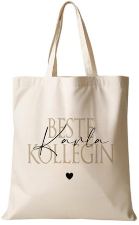 Manufaktur Liebevoll | Stoffbeutel Personalisierte Geschenke für Frauen Einkaufstasche Shopper Beutel Geburtstagsgeschenk für Frauen Dankeschön Geschenke Weihnachten
