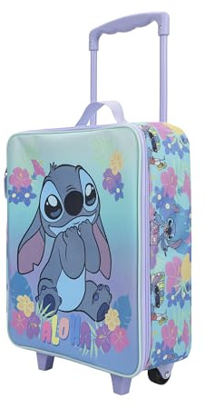 Bioworld Lilo & Stitch Aloha Stitch 14 Youth Blue Soft Sided Luggage