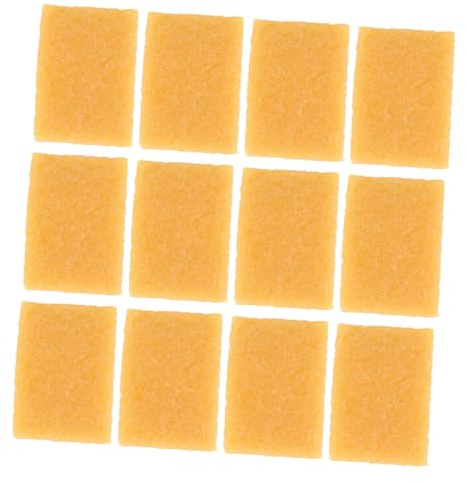 Operitacx 12stücke Gummireinigungsblock Naturgummiradierer zum Entfernen von Klebstoffen für Papier Holz und Kunststoff Bastelkleberentferner mit Kompaktem Design aus Robustem Gummi