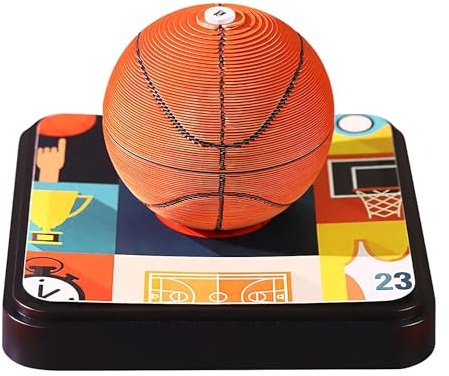 3D-Kalender | 3D-Kalender 2026 Basketball zum Abreißen – Planer, Urlaubsplan für Kinder, Büro, Heimdekoration, Weihnachten, Familie, Schreibtisch
