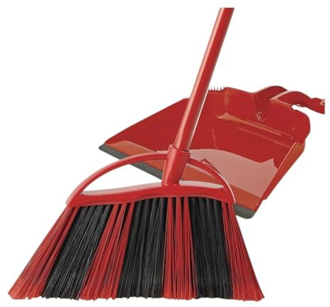 Power Tools For O-Cedar 172134EA 57 in. Handle One Sweep LG Broom with Dustpan - RD/BK/GY 41785502419 Mod-C26PO-9548