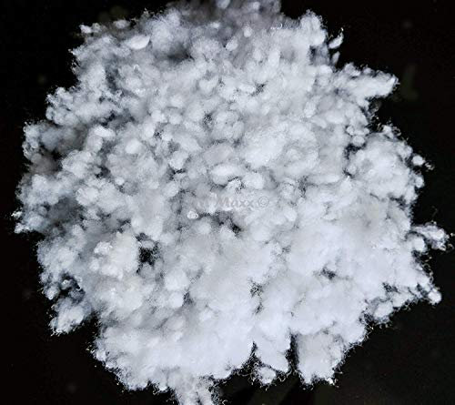 PES Faserbällchen Faserkugeln 1Kg.Grundpreis 13,99 Euro Füllmaterial für Kissen, Kissenfüllung mit Öko-Tex Basteln Bastelmaterial Plüschtiere Füllstoff Dämmmaterial (1000 g (1 kg) - ca. 50 Liter)