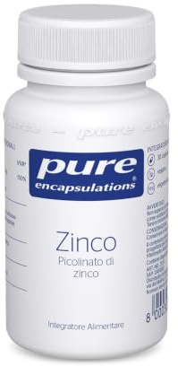 Pure Encapsulations - Zinco – Integratore con Picolinato di Zinco – Sistema Immunitario, Pelle e Capelli – 30 Capsule