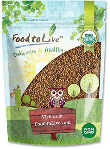 Food to Live Organic Arugula Sprouting Seeds, 8 Ounces – Non-GMO, Kosher, Great for Sprouting and Planting, High Germination Rate, Vegan Superfood, Bulk, Grow Amazing Sprout, Sirtfood