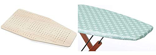 Foppapedretti Piano ricambio per Asso 101 x 49 x 1.2 cm + Foppapedretti LaCopertina Copertina Copertura ASSE da Stiro, 103 x 52 cm