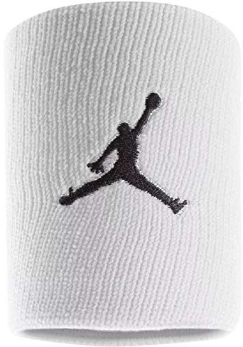 Nike Jordan Jumpman Wristband Schweißband 2er Pack (one Size, White/Black)