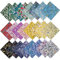 Stoffe zum Nähen Baumwolle ： 25 Stück 20 x 20 cm Patchwork Stoffe Paket，Stoff für mundschutzmasken， Stoff-Quadrate & Quiltingstoffe für Patchwork Handgemachten