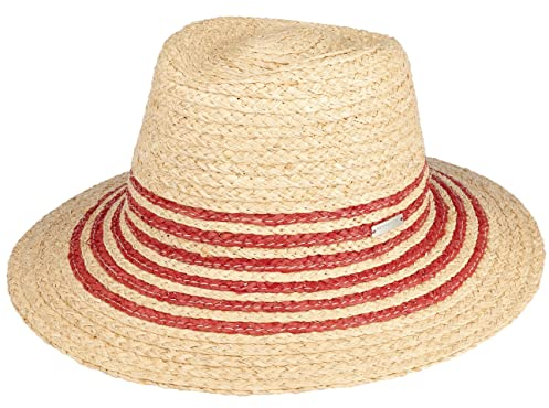 Seeberger Melenja Strohhut Damenhut Sommerhut Sonnenhut Gartenhut Strandhut Raffiahut Damen - Sommer Frühling-Sommer - One Size rot
