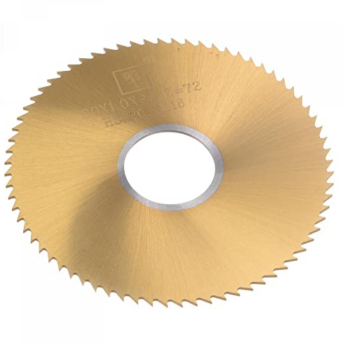 sourcing map Sägeblatt 80mm (3-1/7) 1mm 72 Zahn M35 Kobalt Titan Fräser mit 22mm Bohrung