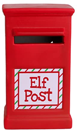 Toyland® Mini-Briefkasten für Elfen, 14 cm – Elfen-Berichtskarte enthalten Kinder