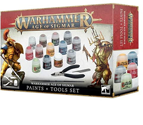 Warhammer Age of Sigmar Paints and Tools Set