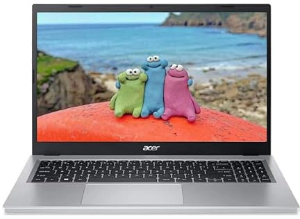 acer Ordinateur portable Aspire 3 Slim, écran IPS FHD 15,6 (1920 x 1080), AMD Ryzen 3 7320U, processeur 4 cœurs, 8 Go de RAM LPDDR5, 256 Go SSD, webcam, Wi-Fi 6, Windows 11S, chiffon EAT
