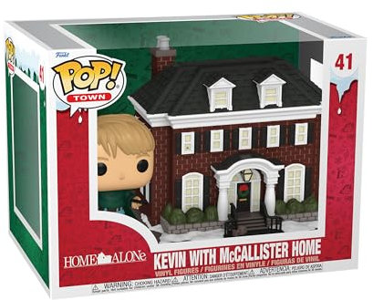 Funko Pop! Town: Home Alone - Kevin McCallister mit Home - Vinyl-Sammelfigur - Geschenkidee - Offizielle Handelswaren - Spielzeug Für Kinder und Erwachsene - Movies Fans - Modellfigur Für Sammler