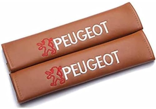 NeWnan 2 Pièces Rembourrage de Ceinture de Sécurité pour Peugeot,épaulière de Ceinture de Sécurité,Coussinets de Ceinture de Voiture