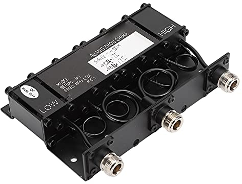 Duplexor de 6 cavidades UHF de 10 W Duplexor UHF TX, Duplexor de 6 cavidades, Duplexor de 6 cavidades UHF de 10 W Repetidor de Radio a Tono Conector N para repetidor de Radio