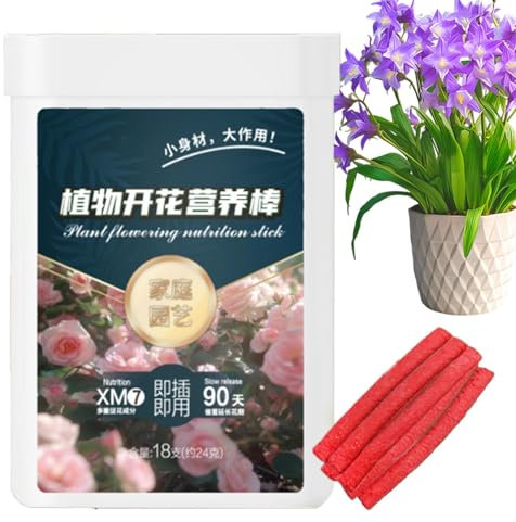 Salyeeluly Bastoncini per alimenti vegetali, punte di fertilizzanti vegetali,Stimolatore delle radici dei bastoncini per la nutrizione delle piante da 18 pezzi - Fertilizzante per piante in vaso,