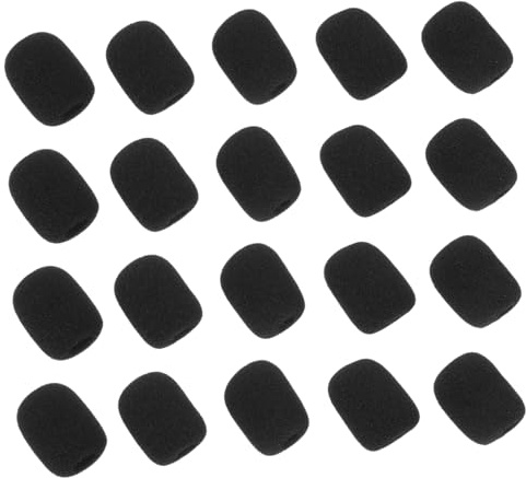 JOINPAYA 20stücke Mikrofonabdeckung aus Schwammstoff für Handmikrofone Ersatz-mikrofonabdeckungen Mikrofon-windschutz für Verbesserte Audioqualität Passend für Standard-handmikrofone