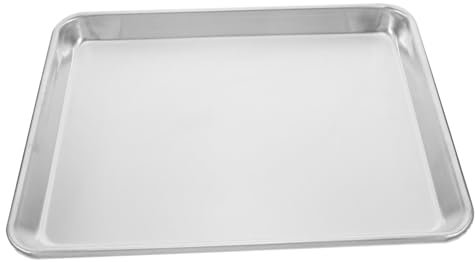 Alipis Bandeja De Aluminio Resistente Pan Antiadherente Para Asar y Hornear Para Barbacoa y Uso Familiar Apta Para Lavavajillas